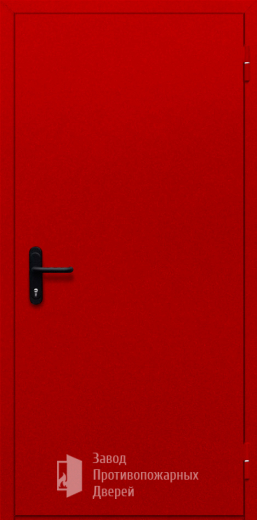 Фото двери «Однопольная глухая (красная)» в Егорьевску