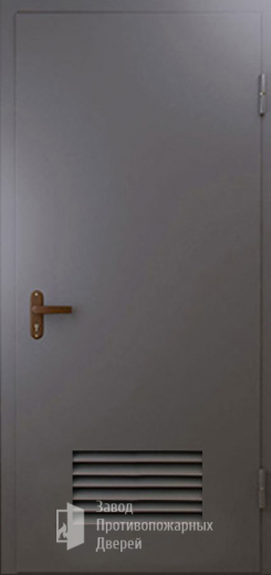 Фото двери «Техническая дверь №3 однопольная с вентиляционной решеткой» в Егорьевску