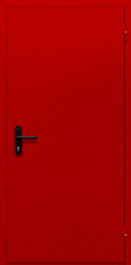 Фото двери «Однопольная глухая (красная)» в Егорьевску