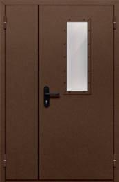 Фото двери «Полуторная со стеклом №28» в Егорьевску