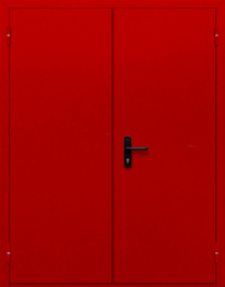 Фото двери «Двупольная глухая (красная)» в Егорьевску