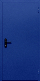 Фото двери «Однопольная глухая (синяя)» в Егорьевску